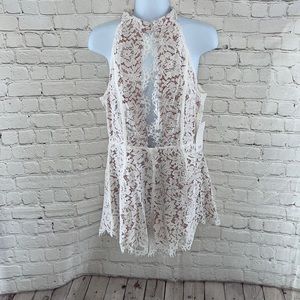 Tobi Women’s Lace Romper